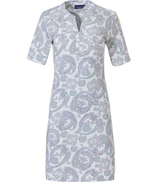 Pastunette dames nachthemd met korte mouwen 'precious paisley'