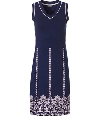 Pastunette Deluxe ladies 'v' neck  sleeveless nightdress 'fan of flowers'