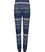 dark blue long sleeve cotton pyjama with buttons 'nordic beauty'