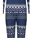 dark blue long sleeve cotton pyjama with buttons 'nordic beauty'
