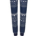 dark blue long sleeve cotton pyjama with buttons 'nordic beauty'