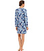 ladies long sleeve cotton nightdress 'winter garden flowers'