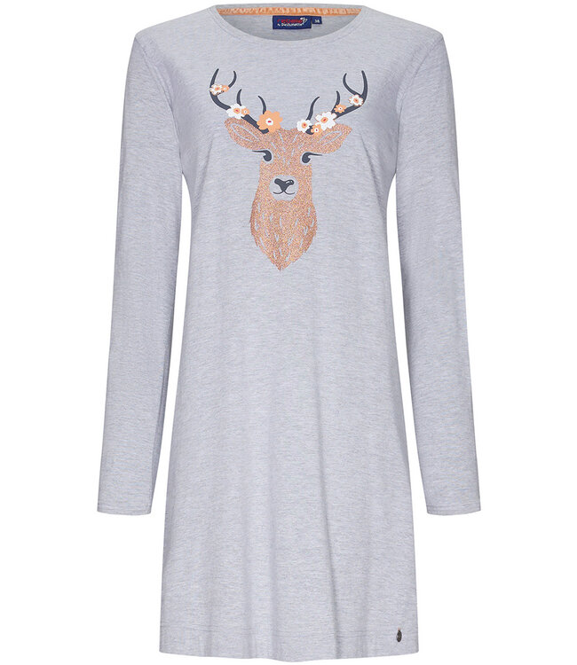 dames nachthemd met lange mouwen 'Daisy Deer'