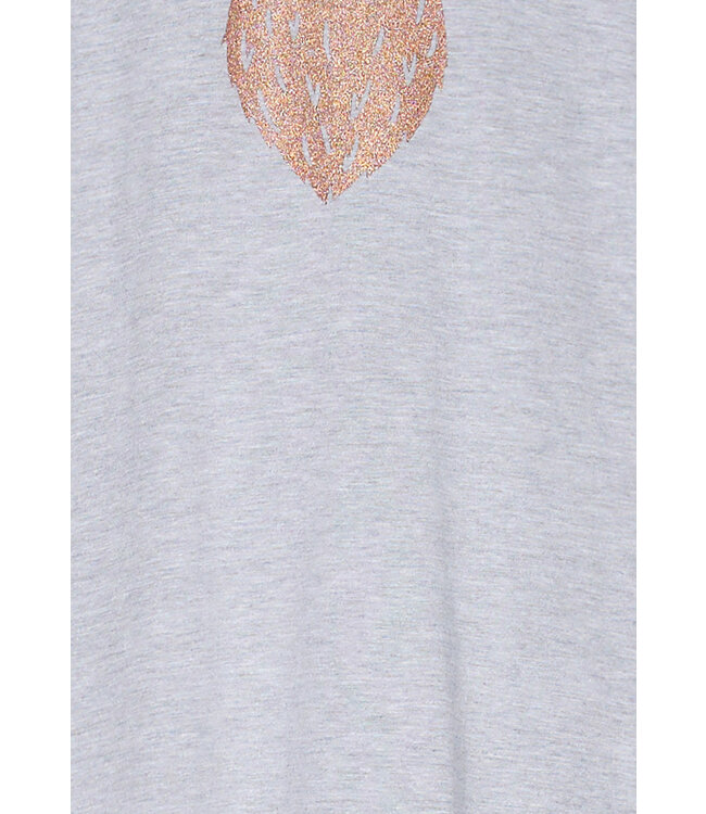 ladies cotton-mix long sleeve nightdress 'Daisy deer'