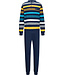 Robson men's long sleeve cotton pyjama set with buttons 'bold stripes'
