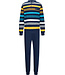 Robson men's long sleeve cotton pyjama set with buttons 'bold stripes'