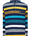 katoenen heren pyjama met lange mouwen en knopen 'bold stripes'