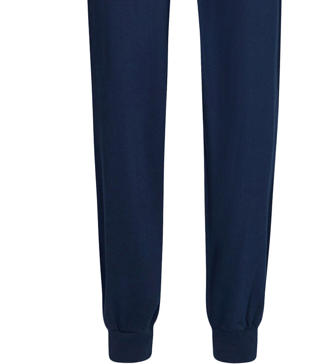 men's long sleeve cotton pyjama set with buttons 'bold stripes'