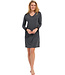 luxe damesnachthemd met lange mouwen en v-hals 'chic elegant lace luxury'