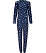 ladies long sleeve soft warm pyjama 'retro raindrop'