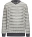 mens 'v' neck terry lounge pyjama set 'in the stripe'