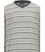 badstof herenpyjama met lange mouwen 'in the stripe'