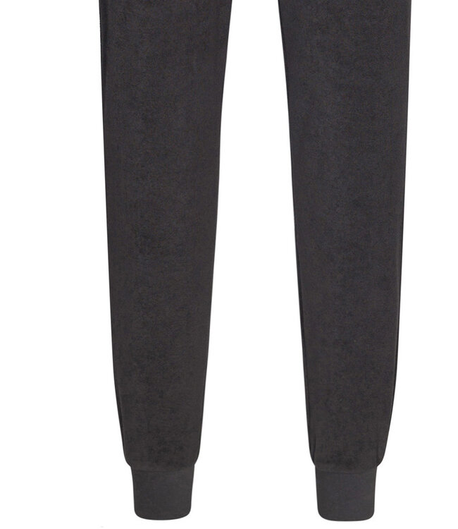 badstof herenpyjama met lange mouwen 'in the stripe'