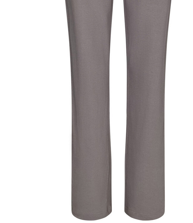 biologisch katoenen doorknoop pyjama set 'whishy flower & stripes'