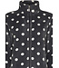 dark grey warm fleece home lounge suit with zip 'dotty circles'