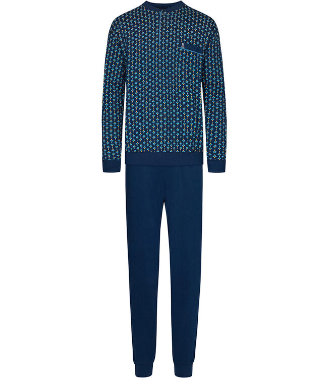 Robson mens long sleeve cotton pyjama set linked up Pyjama direct