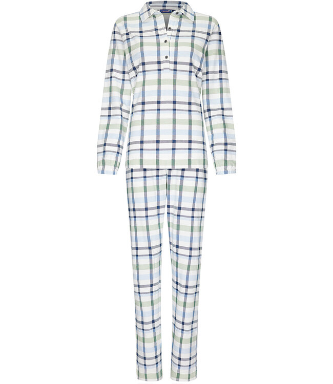 ladies french terry pyjama 'fresh trendy checks'