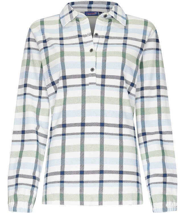 ladies french terry pyjama 'fresh trendy checks'