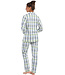 ladies french terry pyjama 'fresh trendy checks'