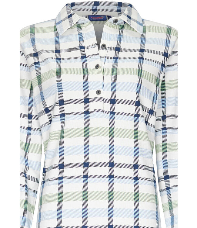 ladies french terry pyjama 'fresh trendy checks'