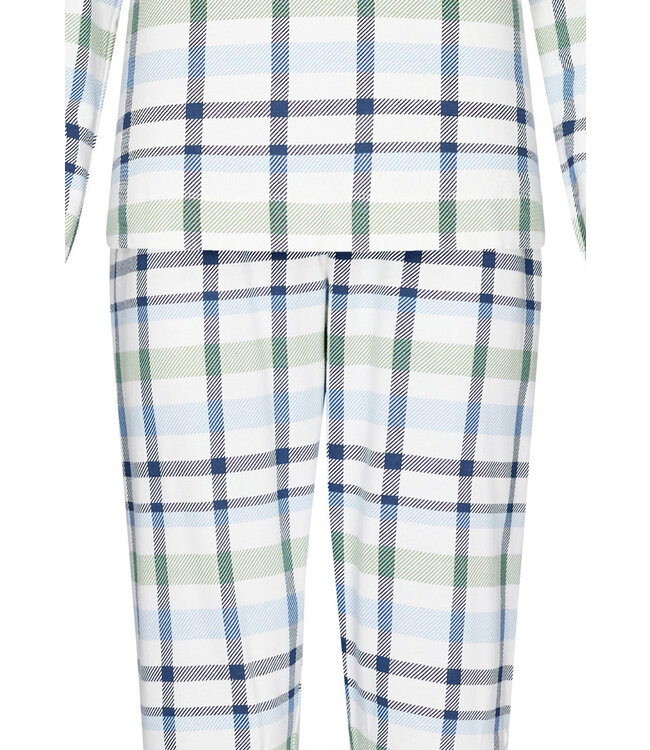 ladies french terry pyjama 'fresh trendy checks'