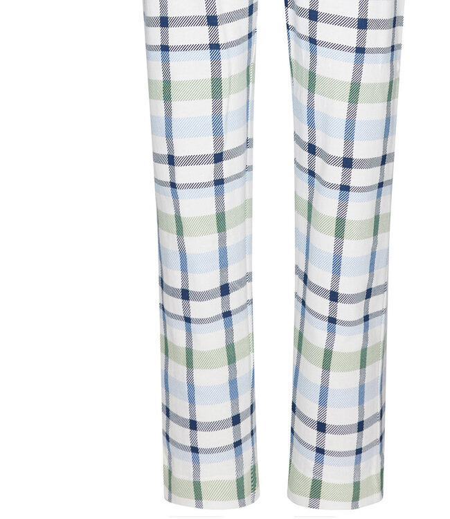 ladies french terry pyjama 'fresh trendy checks'