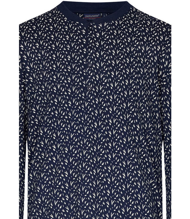 mens cotton pyjama set with buttons 'cool fashion dashes'