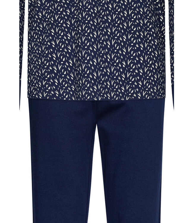 katoenen herenpyjama met knopen 'cool fashion dashes'