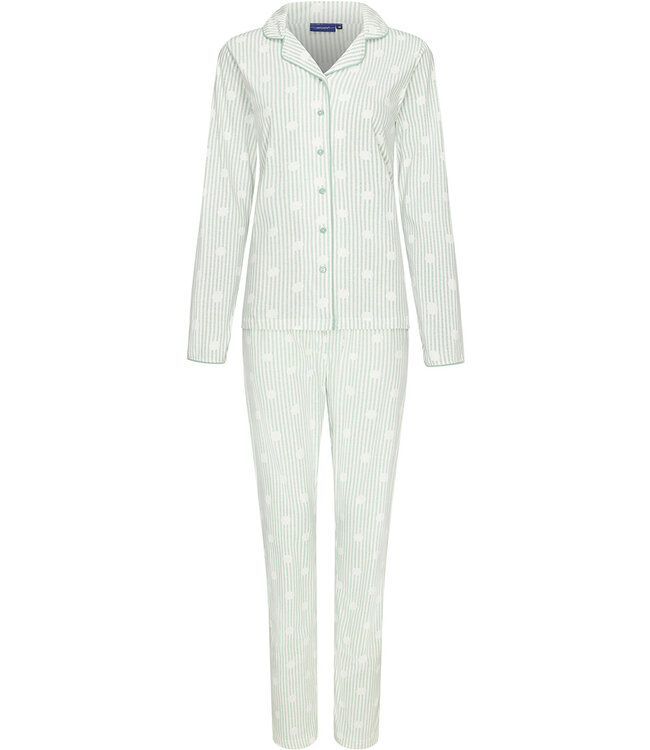 PASTUNETTE DARK GREEN COTTON PYJAMAS PASTUNETTE DARK GREEN COTTON PYJAMAS
