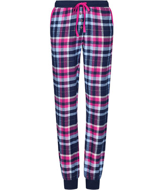 Rebelle Mix & Match ladies long flannel cuffed pants 'trendy checks'