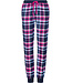 Rebelle Mix & Match ladies long flannel cuffed pants 'trendy checks'