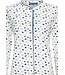 ladies long sleeve full button cotton pyjama set 'classic ditsy dots'
