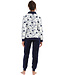 coral fleece dames huispak 'abstract bobble line art'