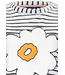 zachte fleece lounge jurk 'fabulous flower soft trendy lines'
