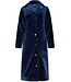 ladies luxury fleece robe with buttons 'chic fleece luxury'