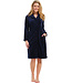 ladies luxury fleece robe with buttons 'chic fleece luxury'