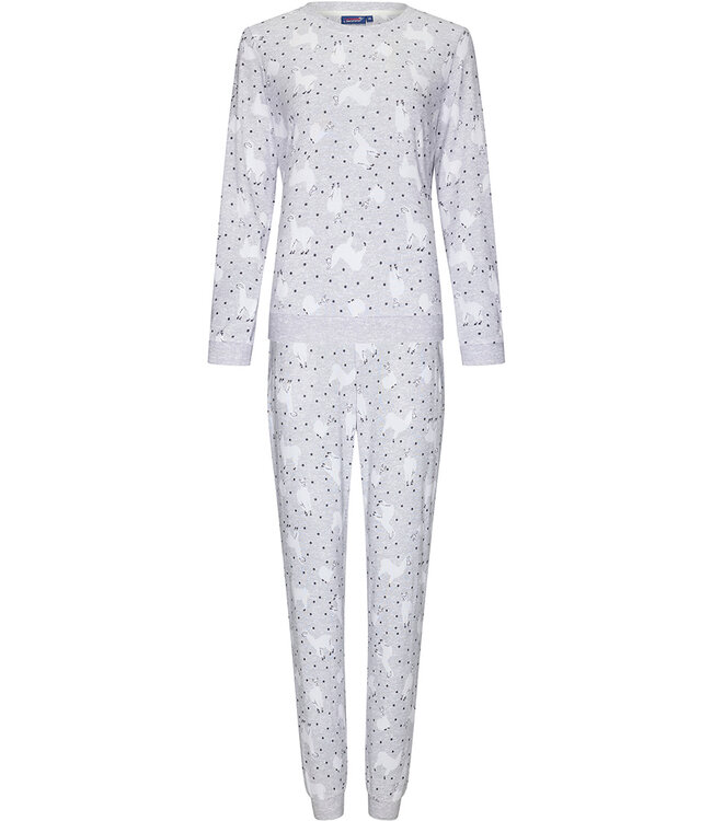 zachte pyjama met lange mouwen 'little dotty Ally alpaca'
