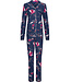 Pastunette ladies full button cotton-modal pyjama 'fuchsia flower garden'