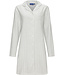 ladies cotton flannel full button nightdress 'modern stripes