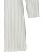 ladies cotton flannel full button nightdress 'modern stripes