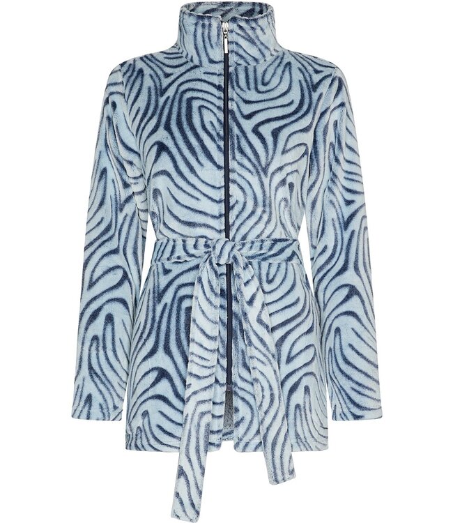 fleece dames huispak met ritssluiting 'animal fashion'