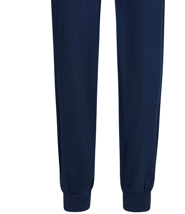 men's long sleeve 'v' neck cotton pyjama set 'stripblocks'