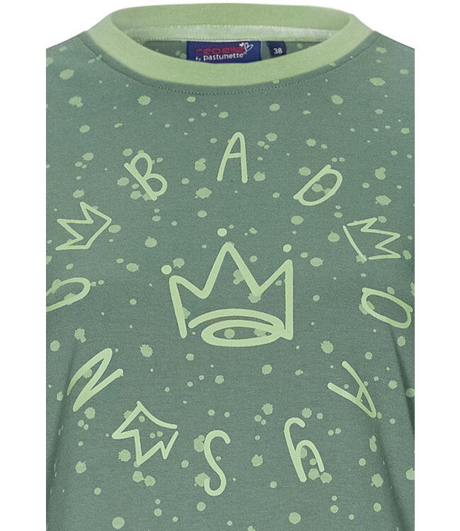 ladies long sleeve organic combed cotton nightdress 'no bad days'