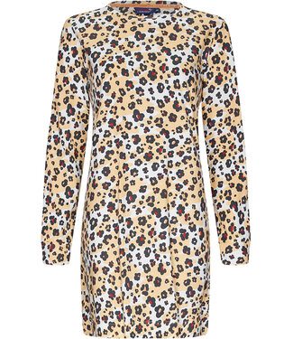 Rebelle ladies long sleeve cotton nightdress 'hidden chic flowers'