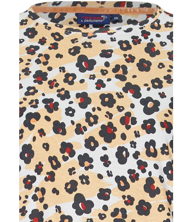 katoenen dames nachthemd met lange mouwen 'hidden chic flowers'