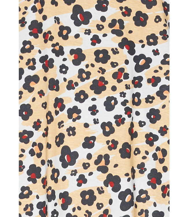 katoenen dames nachthemd met lange mouwen 'hidden chic flowers'