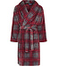 mens warm coral fleece dressinggown 'check it out'