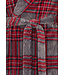 coral fleece badjas 'check it out'