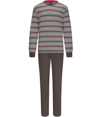 Pastunette for Men katoenen heren pyjama met lange mouwen 'cool stripes'