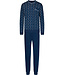 Robson mens long sleeve 'v' neck cotton pyjama set 'brick blocks'